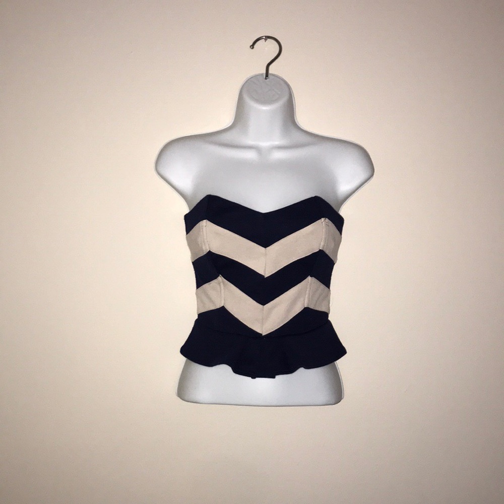 Lucca Couture bustier crop top